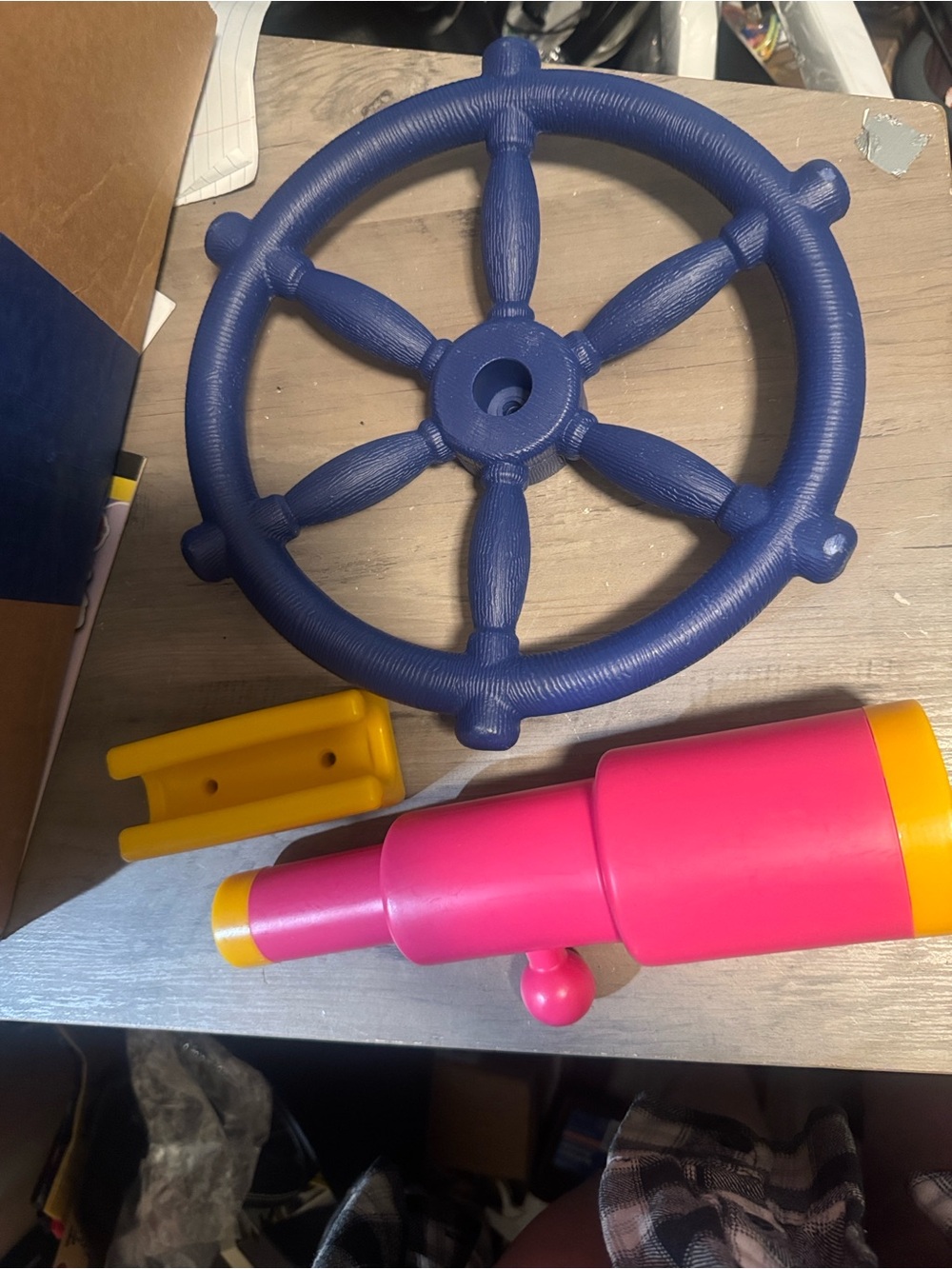 Children's Nautical Play Wheel - Blue Steering Toy